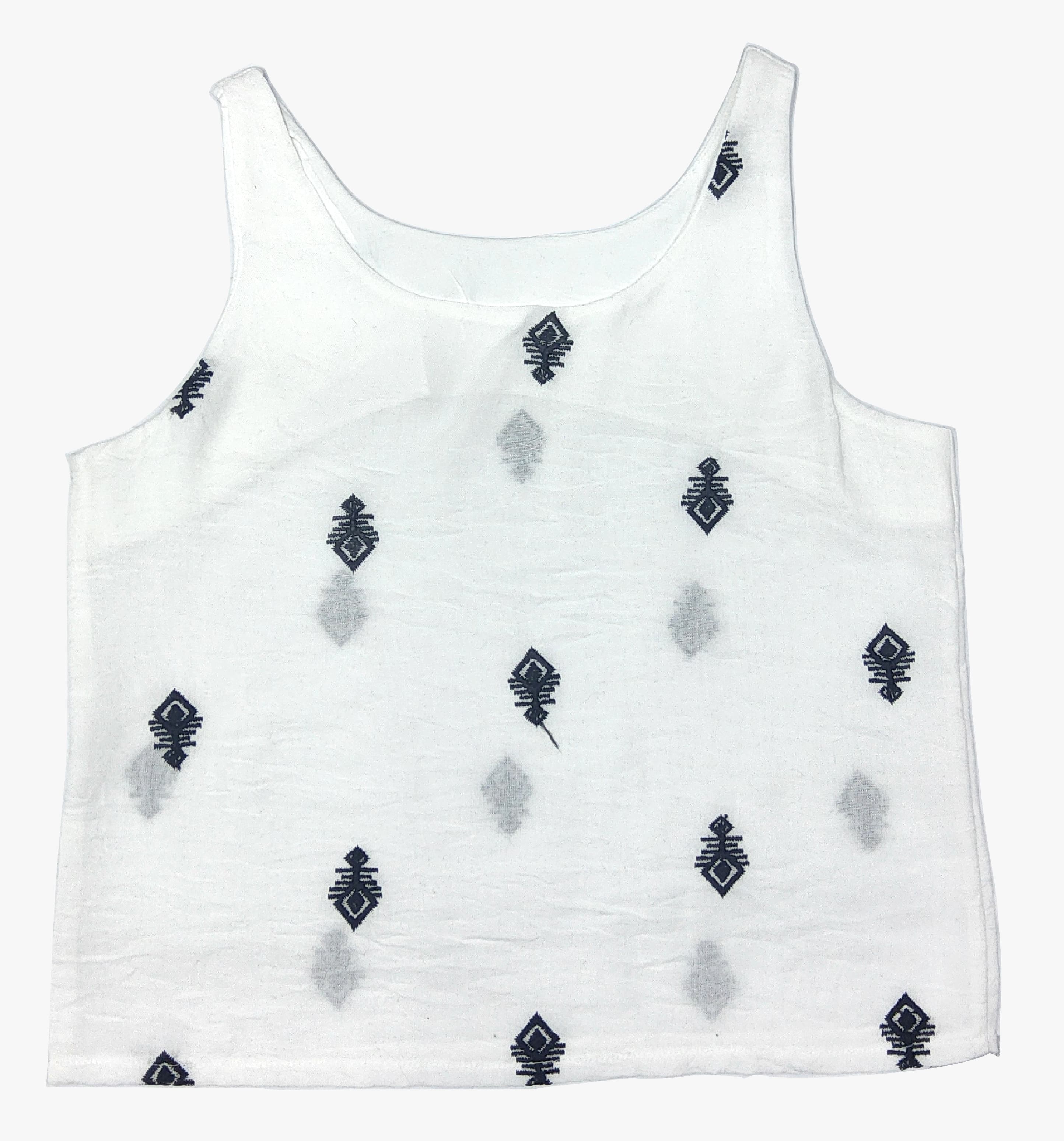 Top Sin Mangas Geométrico