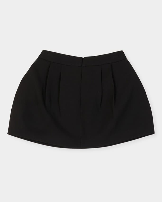 Falda Negra Plisada